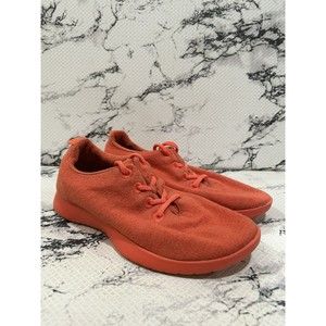 Allbirds Wool Runners Orange/ Kea Red Womens Comfort Sneaker Shoes Size 8